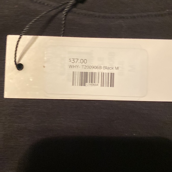 Why Dress Althleisure black top NWT - Picture 5 of 5